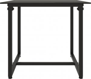 vidaXL 3-cz. ogrodowy zestaw wypoczynkowy, poduszki, czarny rattan PE 8