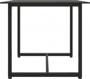 vidaXL 3-cz. ogrodowy zestaw wypoczynkowy, poduszki, czarny rattan PE 9