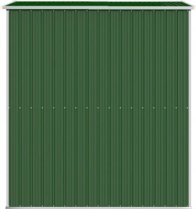 vidaXL vidaXL Szopa ogrodowa, zielona, 192x191x223 cm, stal galwanizowana 5