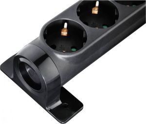 Listwa zasilająca Hama przeciwprzepięciowa 6 gniazd 1.4 m czarna (137256) 3