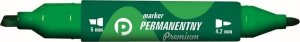 Tetis Marker perman. ziel. 2 końcówki (12szt.) KM502-Z2 1