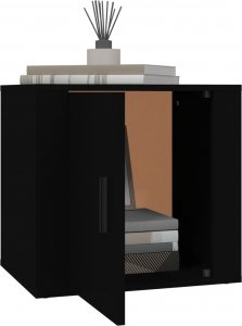 vidaXL vidaXL Szafka nocna, czarna, 50x39x47 cm 4