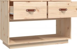 vidaXL Szafka pod telewizor, 90x40x60 cm, lite drewno sosnowe 8