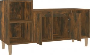 vidaXL Szafka pod telewizor, przydymiony dąb, 100x35x55 cm 6