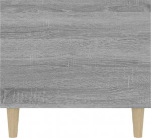 vidaXL vidaXL Stolik kawowy, szary dąb sonoma 90x49x45 cm, drewnopochodny 7