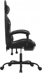 Fotel vidaXL moro z podnóżkiem (349566) 3