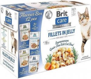 Brit Brit Care Cat FJ Flavour Box in Jelly Pouch 12x85g 1