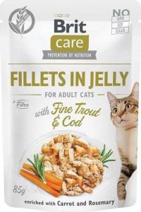 Brit Brit Care Cat FJ Flavour Box in Jelly Pouch 12x85g 4