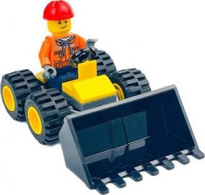 LEGO City Budowlaniec i buldożer (952102) 2