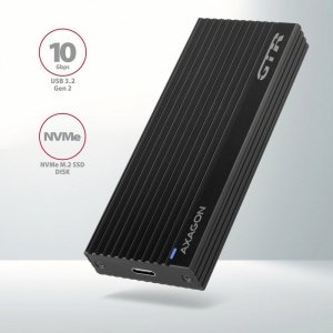 Kieszeń Axagon Obudowa zewnętrzna aluminiowa EEM2-GTR 2