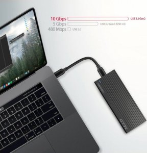 Kieszeń Axagon Obudowa zewnętrzna aluminiowa EEM2-GTR 6