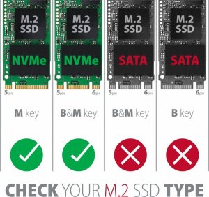 Kieszeń Axagon Obudowa zewnętrzna aluminiowa bezśrubowa EEM2-GTS, USB-C 3.2 GEN 2 M.2 NVMe SSD 11