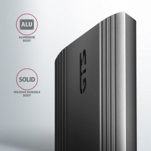 Kieszeń Axagon Obudowa zewnętrzna aluminiowa bezśrubowa EEM2-GTS, USB-C 3.2 GEN 2 M.2 NVMe SSD 5