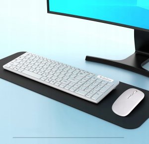 Klawiatura + mysz Zenwire KLAWIATURA I MYSZKA BEZPRZEWODOWA ZESTAW CICHA USB Zenwire 4