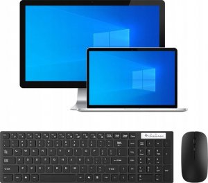 Klawiatura + mysz Zenwire KLAWIATURA I MYSZKA BEZPRZEWODOWA ZESTAW CICHA USB Zenwire 5