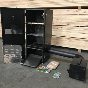 Grillpal Wędzarnia metalowa stalowa DC109L/102 (2w1) GRILLPAL 10