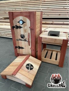 Grillpal Wędzarnia OLCHOWA Drewniana OD170L/80 GRILLPAL 4