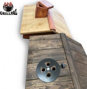 Grillpal Wędzarnia OLCHOWA Drewniana OD170L/80 GRILLPAL 7
