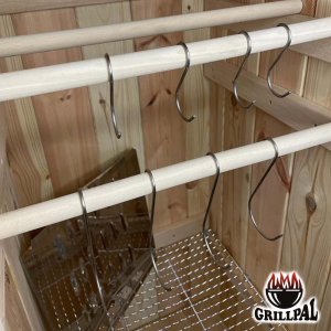 Grillpal Wędzarnia OLCHOWA Drewniana OD170L/80 GRILLPAL 9