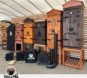 Grillpal Wędzarnia OLCHOWA Drewniana OD170L/80 GRILLPAL 10