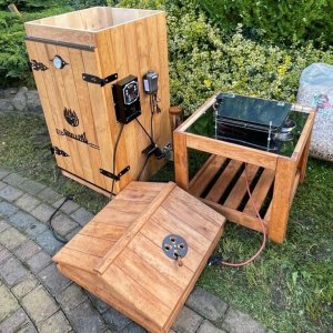 Grillpal Wędzarnia Elektryczna EOWD345L/110 OLCHOWA z Generatorem Dymu GRILLPAL 3