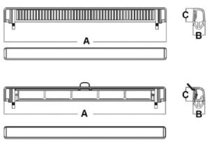 AWENTA Nawiewnik okienny Slimline 2000 biały Awenta SL2000 12
