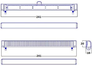 AWENTA Nawiewnik okienny Slimline 2000 biały Awenta SL2000 9