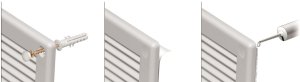 AWENTA Kratka wentylacyjna Awenta TRU2BR 150x150mm TUS. brązowa 11