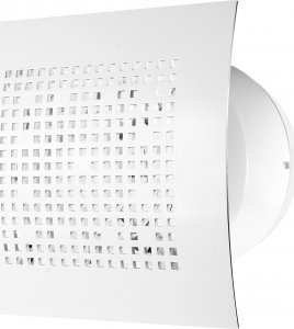 AWENTA Wentylator łazienkowy Awenta WPAB110ZH Pulsar fi100 mm 110m3/h 9W 230V z wyłącznikiem czasowym, czujnikiem wilgotności i zaworem zwrotnym biały 3