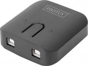 Adapter USB Digitus Przełącznik USB 2.0, 2 PC - 1 Urządzenie, samozasilający 1
