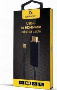 Kabel USB Gembird USB-C - HDMI 2 m Czarny (A-CM-HDMIM-02) 2