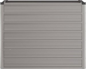 vidaXL vidaXL Donica ogrodowa, szara, 100x40x77 cm, stal kortenowska 4