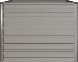 vidaXL Donica ogrodowa, szara, 100x100x77 cm, stal kortenowska 4