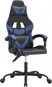 Fotel vidaXL czarno-niebieski (349543) 1