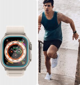Spigen Szkło do Apple Watch Ultra 49, szybka, EZ 6