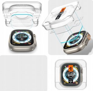 Spigen Szkło do Apple Watch Ultra 49, szybka, EZ 8