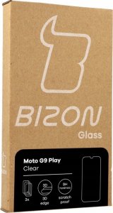 Bizon Szkło hartowane do Moto G9 Play, Bizon Glass Clear 11
