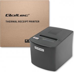 Qoltec Drukarka paragonowa | bonowa | termiczna | USB | LAN 8