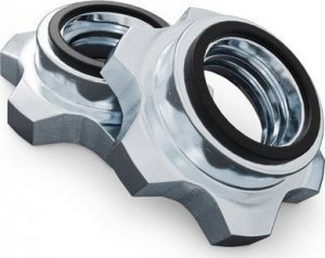 K-Sport GRYF Mocno ŁAMANY Sztanga 120cm + ZACISKI 3