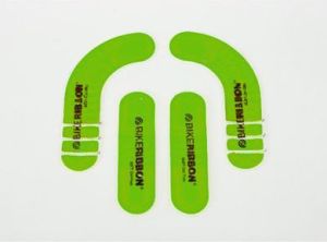 Bike Ribbon Wkładki żelowe GEL PAD FIRM super miękkie, zielone, 2 x proste, 2 x wykręcone (BRN-GELPFRM) 4