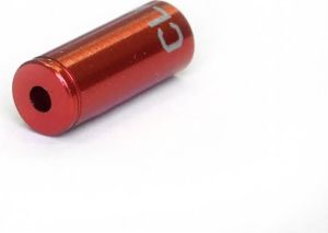 Clarks Końcówka Pancerza Hamulca 5mm CNC Aluminium 100 szt Czerwone (CP-B-01-DP-RED) 2