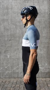 Velcredo Koszulka kolarska męska szara rowerowa S 3