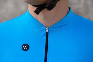 Velcredo Koszulka kolarska męska turkus rowerowa M 3