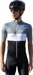 Velcredo Koszulka kolarska męska szara rowerowa 5