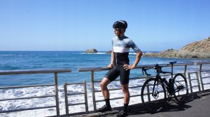 Velcredo Koszulka kolarska męska szara rowerowa 8