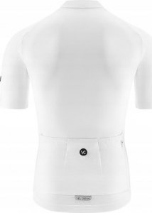 Velcredo Koszulka kolarska męska biała rowerowa 2
