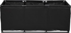 vidaXL vidaXL Kojec dla małych zwierząt, czarny, 105x34,5x45 cm, tkanina 3