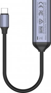 Adapter USB Unitek V1415A USB-C - DisplayPort Szary  (V1415A) 3