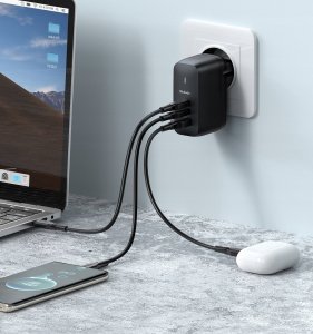 Ładowarka Mcdodo Ładowarka sieciowa GaN 65W Mcdodo CH-0291 2x USB-C, USB-A (czarna) 14