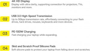 Stacja/replikator Baseus EliteJoy G2 USB-C (WKSX030013) 13